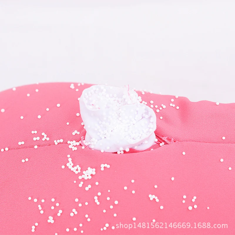 

YIHAO 42*27*12cm Summer Foam Particle Filling O Shaped Sleepig Pillow For Office Supplies