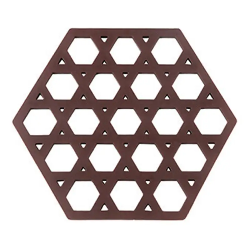 

1 Piece Hollow Bowl Mat Coaster Heat Resistant Pot Holder Mat Non-Slip Milk Tea Coffee Drink Coaster For Cafe Restaurant