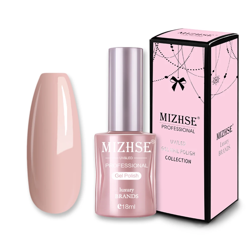 BBF001 MIZHSE 18 мл 1 шт. Гель-лак для ногтей Off White УФ-гель для ногтей Перманентный УФ-и светодиодный Гель-лак для ногтей - Цвет: BBF001