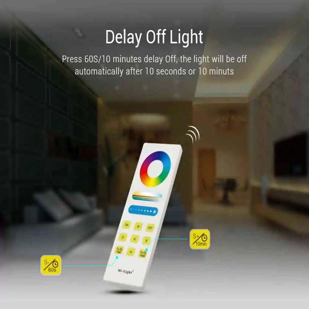 Miboxer(milight ) Led FUT088 RGB беспроводной 2 4 ГГц Радиочастотный пульт дистанционного
