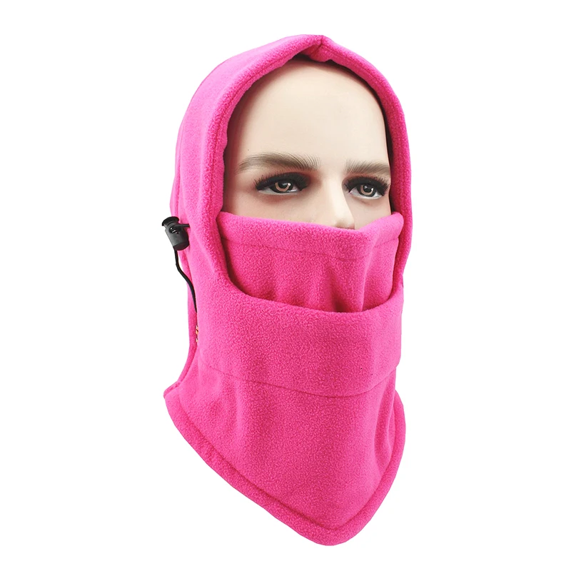 JLETOLI Открытый Осень Зима ветрозащитный флис теплый Facemask лыжный головной убор с капюшоном шапка Велоспорт езда обучение маска