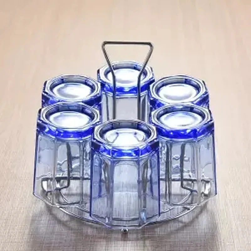 Стакан для виски домашний стеклянный набор 6 комплектов чайные чашки сока пива