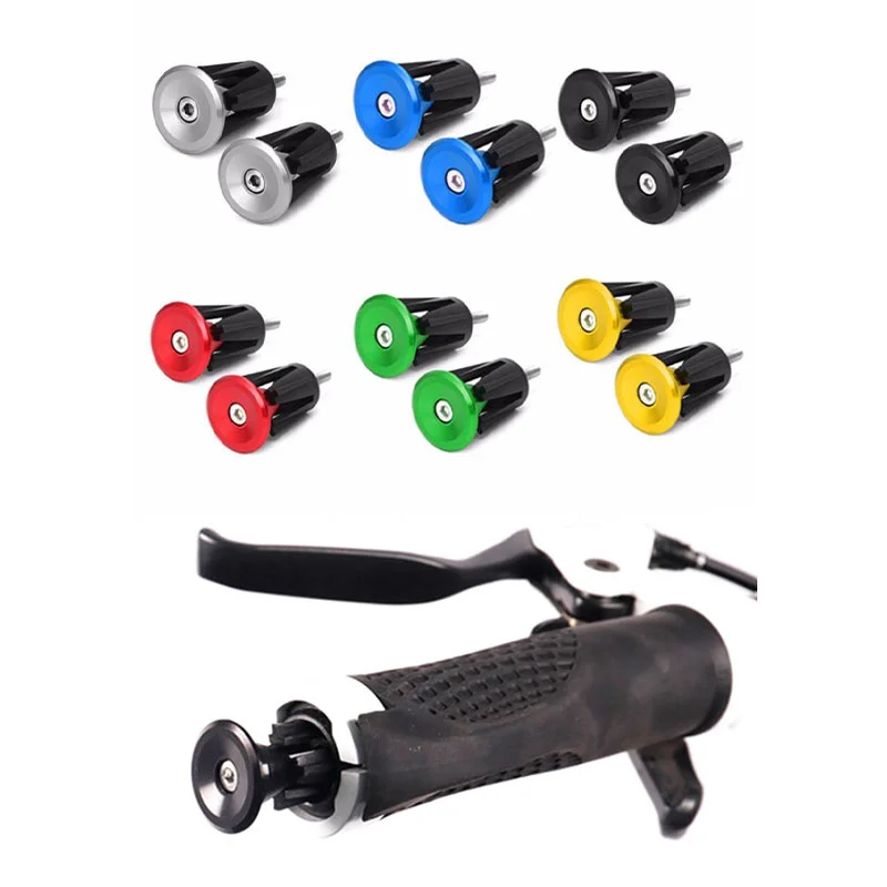 

1 пара, заглушки для ручки велосипеда, алюминиевые заглушки, заглушки для велосипеда, диаметром 17-23 мм