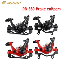 zoom db680 brakes for bicycle system rear disc adapter caliper mountain bike mechanical mtb electric scooter brake disco 160mm