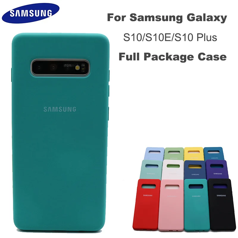 Чехол для Samsung Galaxy S10 Plus/S10e шелковистый силиконовый чехол высокого качества