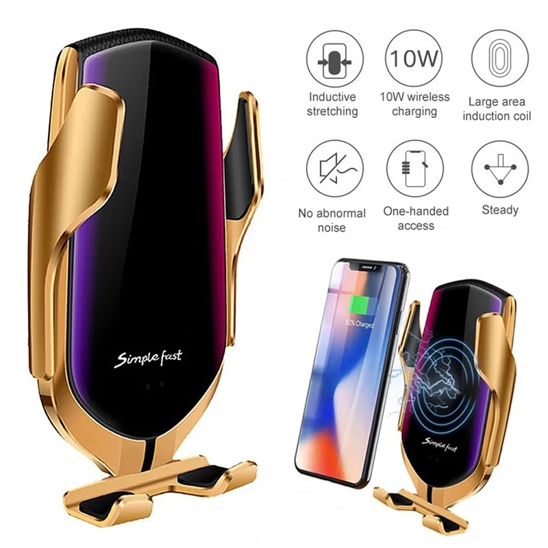 Автомобильное беспроводное зарядное устройство для iPhone 11 Pro XS MAX XR X 8 Индукционное