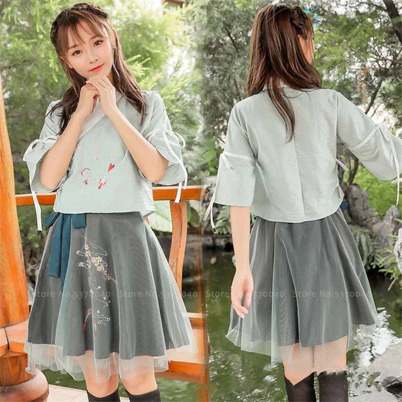 Традиционная китайская династия Хань женские танцевальные костюмы летняя