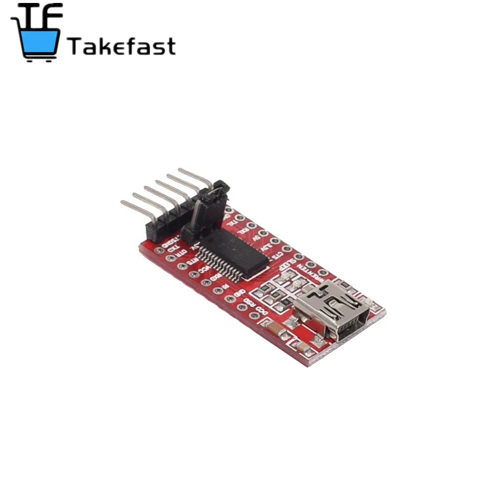 10 шт. FT232RL FT232 USB к TTL 5 в 3 В кабель для скачивания модуль последовательного адаптера