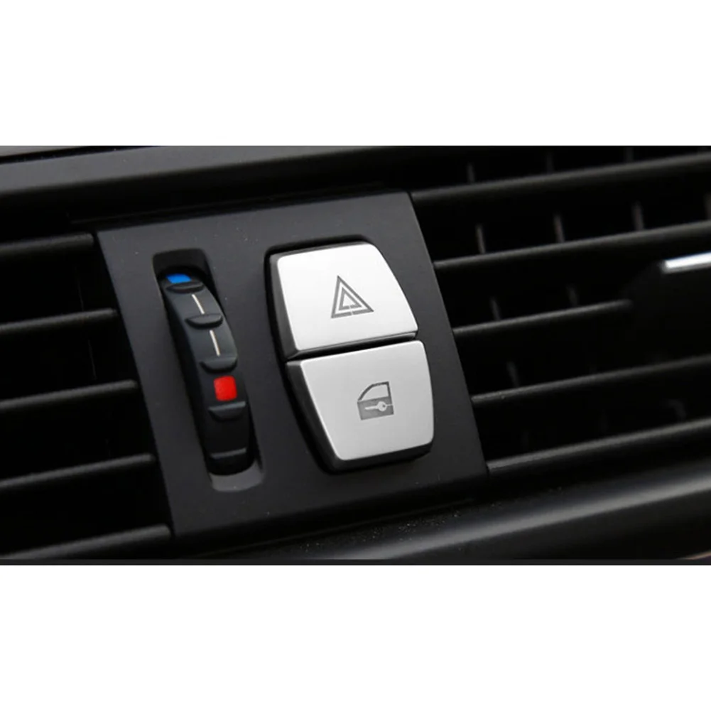 2 шт. приборной панели Предупреждение светильник + кнопка блокировки Накладка для