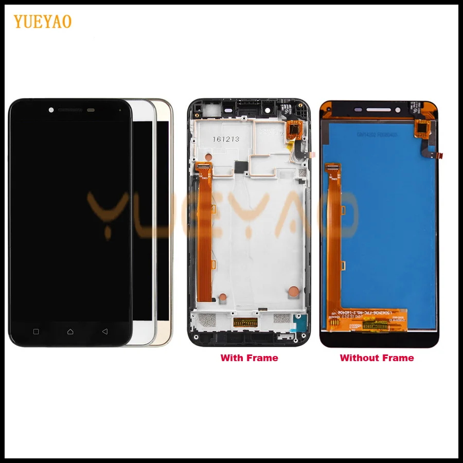 5 0 &quot1280x720 для lenovo K5 ЖК-дисплей с сенсорным экраном дигитайзер рамкой Vibe A6020A40 A6020 A40