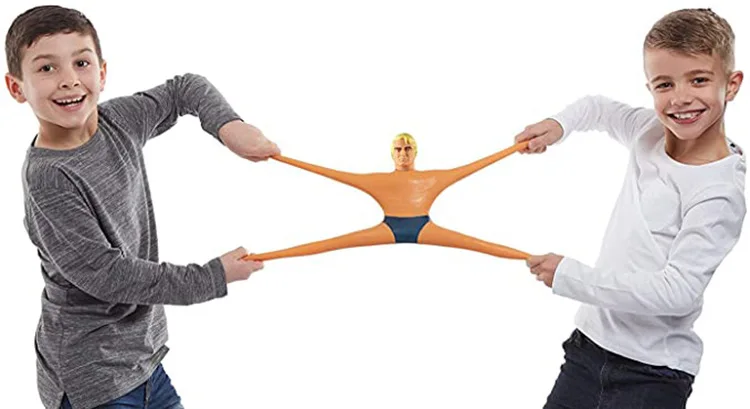 Силиконовая антистрессовая растягивающаяся игрушка на руку фигурка Armstrong