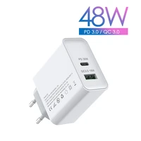 ilepo gan fast usb c charger dual ports pd30w for iphone 131211 samsung oppo vivo laptop pd qc3 0 quick charging phone charger