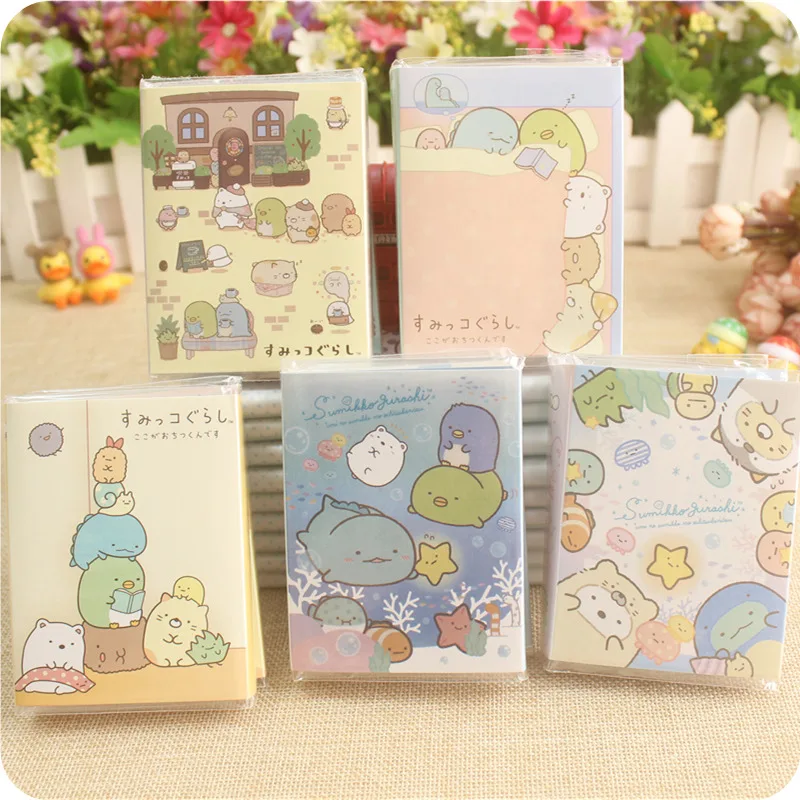 

Sumikko Gurashi Cute animal Memo Pads Kawaii Sticky Notes Pads For Kids index Posted It School stationery gift