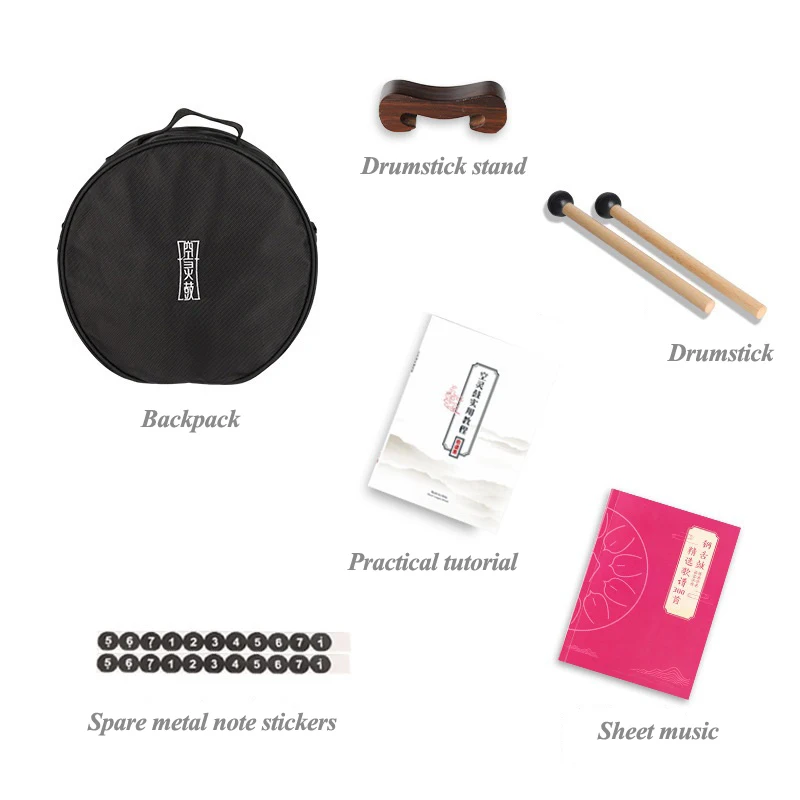 14-дюймовый барабан лотоса со стальным языком в стиле пана 14 нот йога медитация