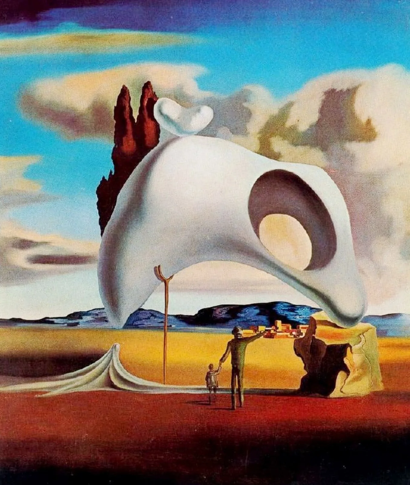 Современное воспоминание Сальвадора Дали сюрреалистичность ВИНТАЖНАЯ