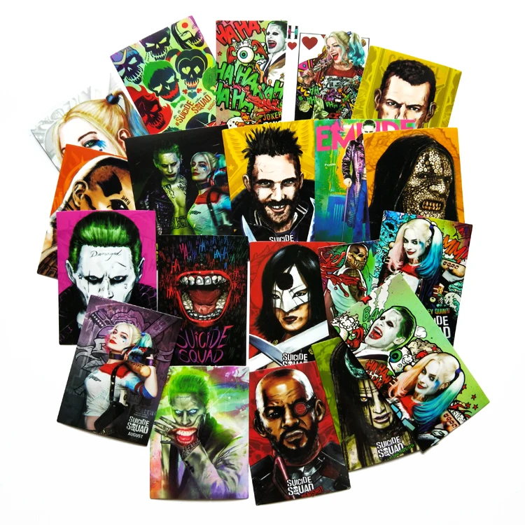 20 шт. ПВХ отряд самоубийц Харли Куинн водонепроницаемый автомобильный стикер для