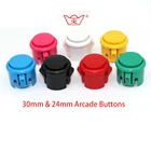 50 шт. копия Sanwa 30 мм Круглый кнопочный BAOL LIAN микропереключатель OBSF-30 Тип Jamma игровой автомат джойстик 