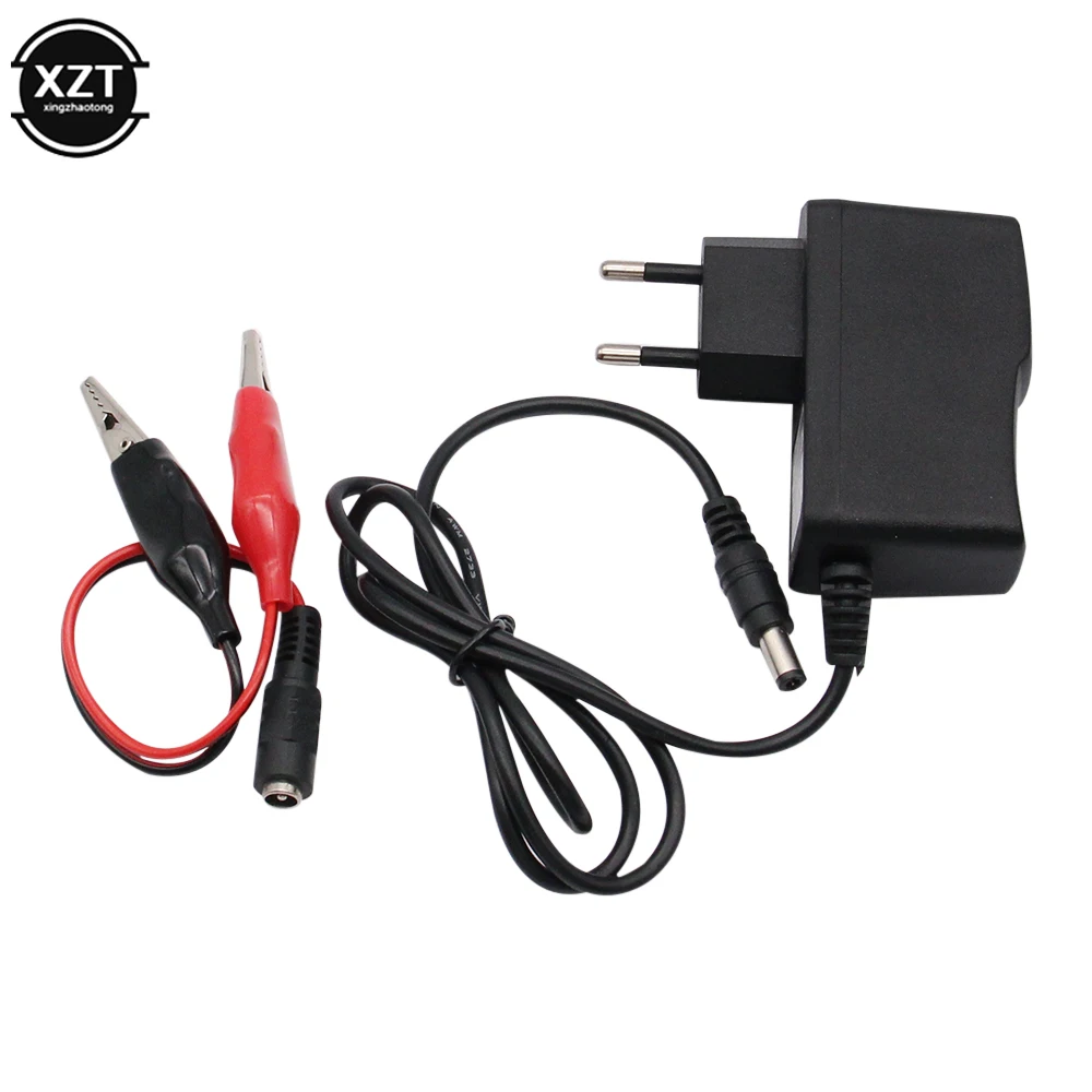 12V 1000ma Lead Acid Dry Battery Charger for Car Motorcycle 