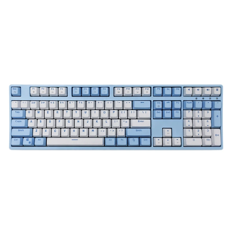 

SPYSELF 108 Keys Mechanical Gaming Keyboard LED Backlight Keyboard USB Wired Keyboard Blue Switch for PC Laptop Desktop