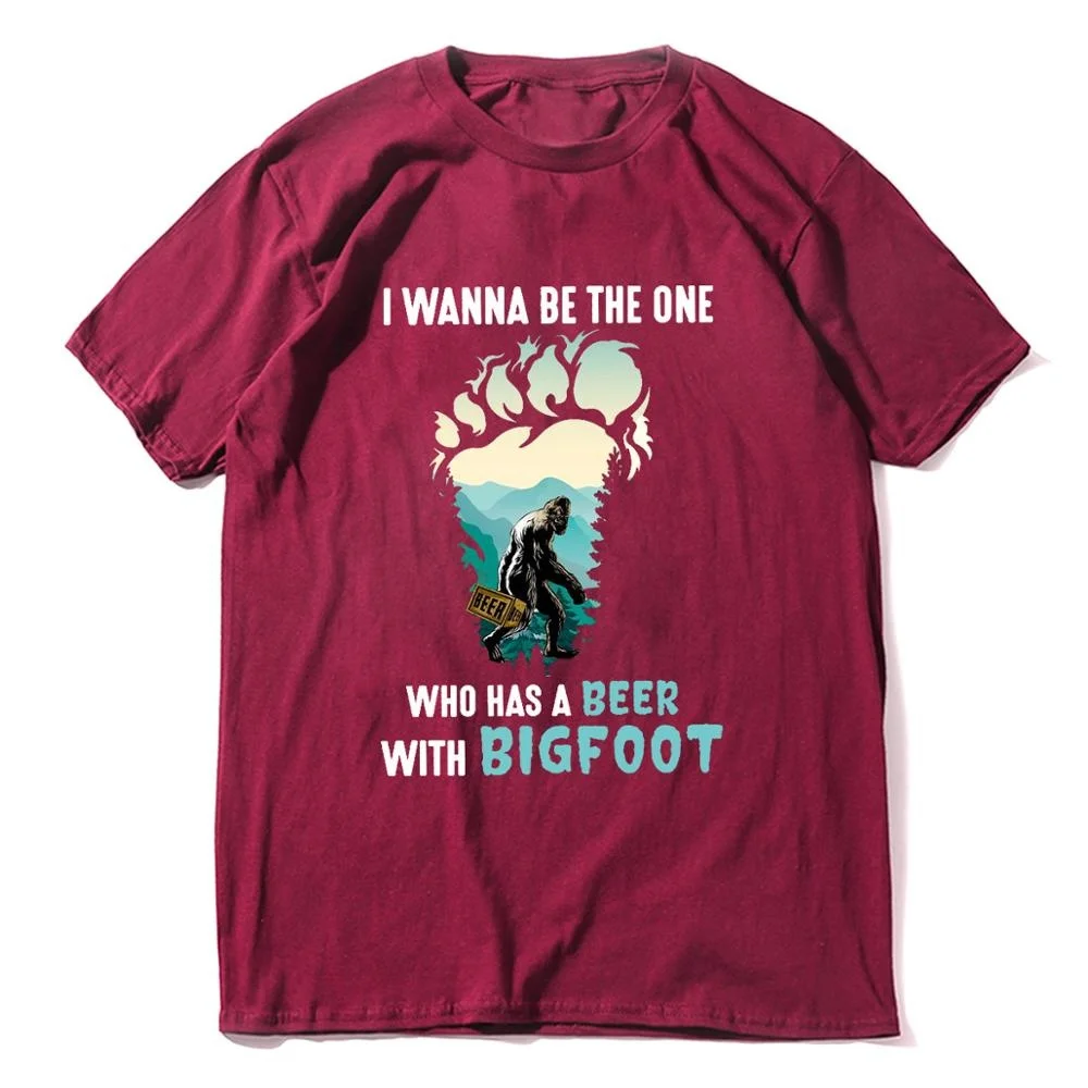 Футболки с рисунком Я хочу быть тем у кого есть пиво даррилом забавная Мужская