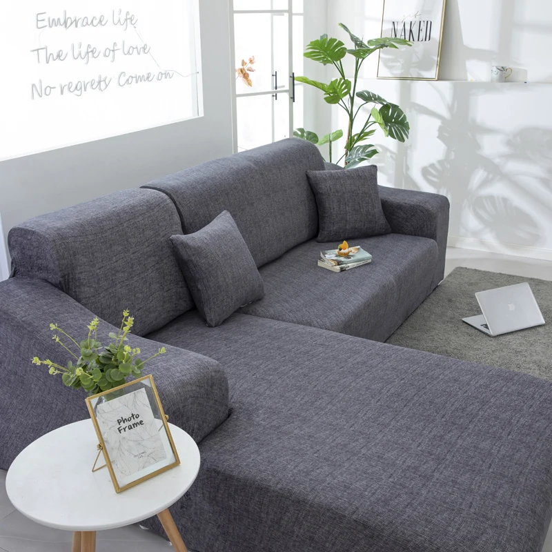 VIP LINK-funda elástica con patrón cruzado para sofá, Protector de muebles para...
