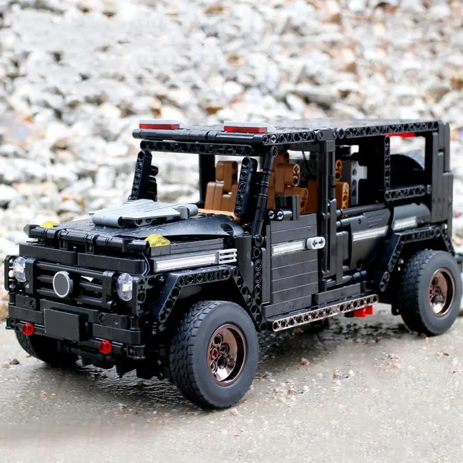 2.4Ghz RC Car Highly Simulation Remote Control DIY Assembly Off-road Vehicle Toy with Cool Light for Children | Игрушки и хобби