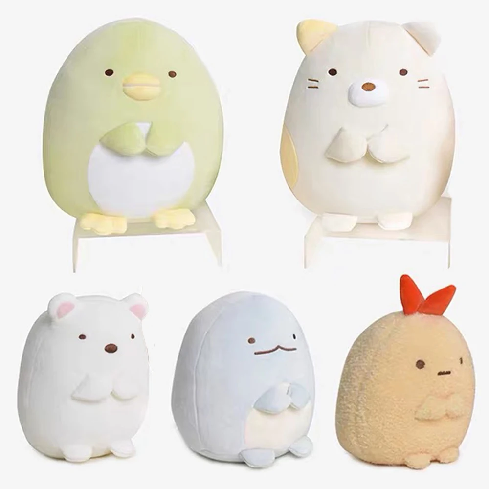 19CM Anime Sumikko Gurashi Bear Cat Plush Dolls Pendant Toy Sumikkogurashi Penguin Soft Stuffed Keychain Gift Mascot Props