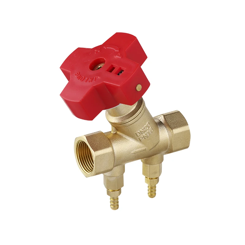 Медный статический Балансирующий клапан для бытовой аграрной промышленности