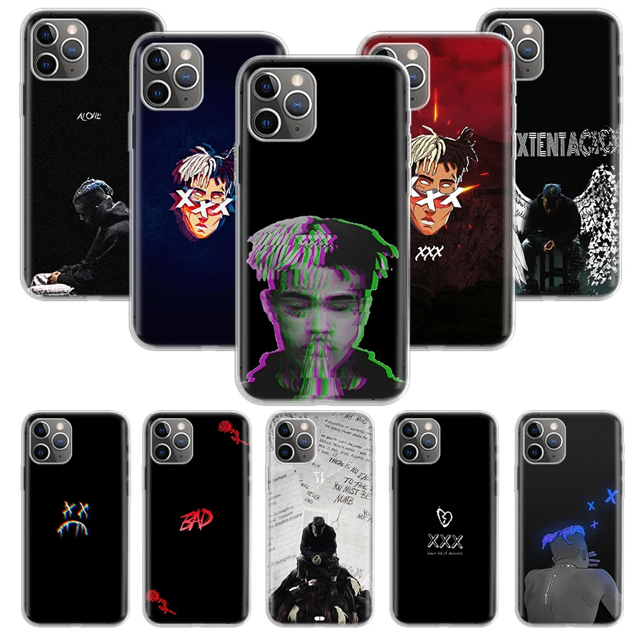 Черный XXXTentacion Bad Dark чехол для Apple iphone 11 12 Mini Pro XS Max XR X 7 8 6 6S Plus 5 5S SE 10 десять