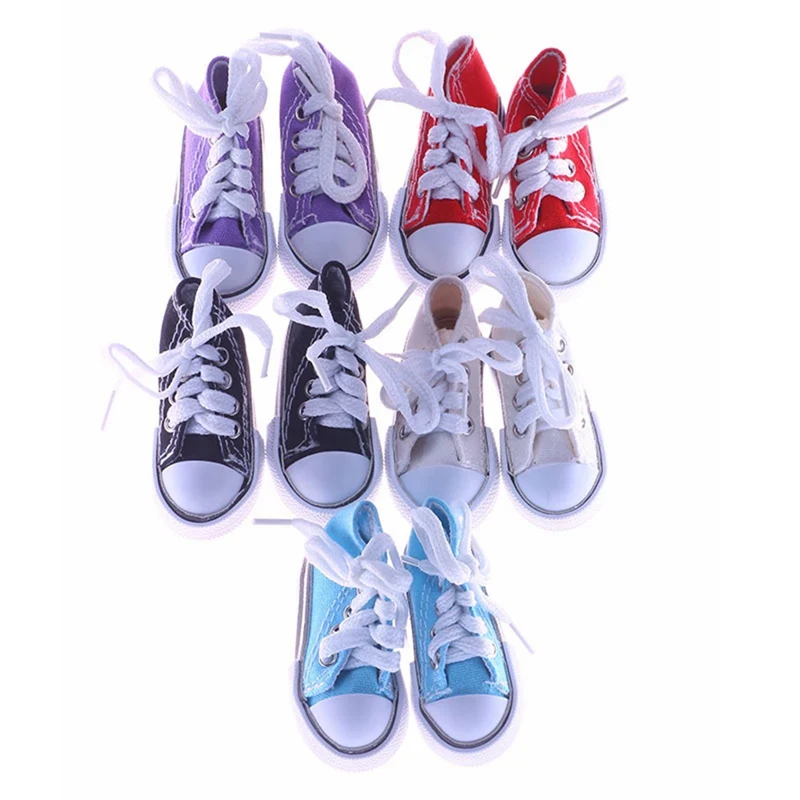 Аксессуары для кукол Модная Джинсовая парусиновая мини-игрушка обувь куклы