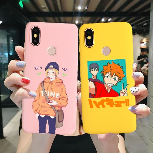 Милый прозрачный чехол для телефона с японским аниме Oya Haikyuu huawei p30 lite p20 pro mate 30 20