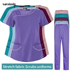 Медицинская Униформа высокого качества, костюм врача для женщин, домашних животных, больничная хирургическая Спецодежда, комплект для медсестры, аптеки, медсестры, скраб, рабочая одежда, Новинка