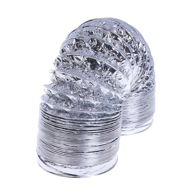 2 м трубка для вентилятора алюминиевая шланг вентиляции воздуха гибкий