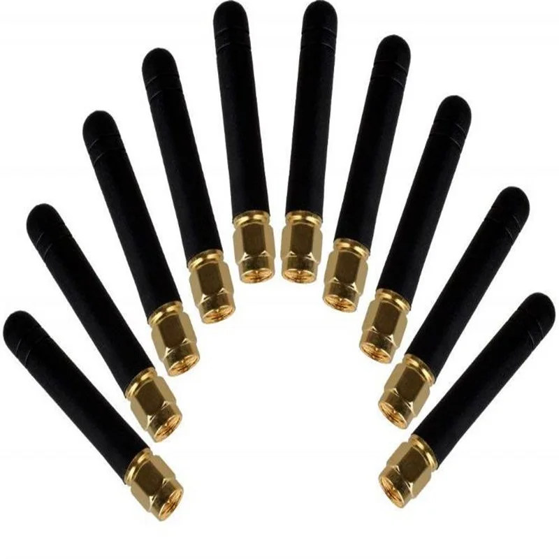 10pcs 433MHz Antenna 2dbi SMA Male Connector Plug 433 MHz Directional Antenna