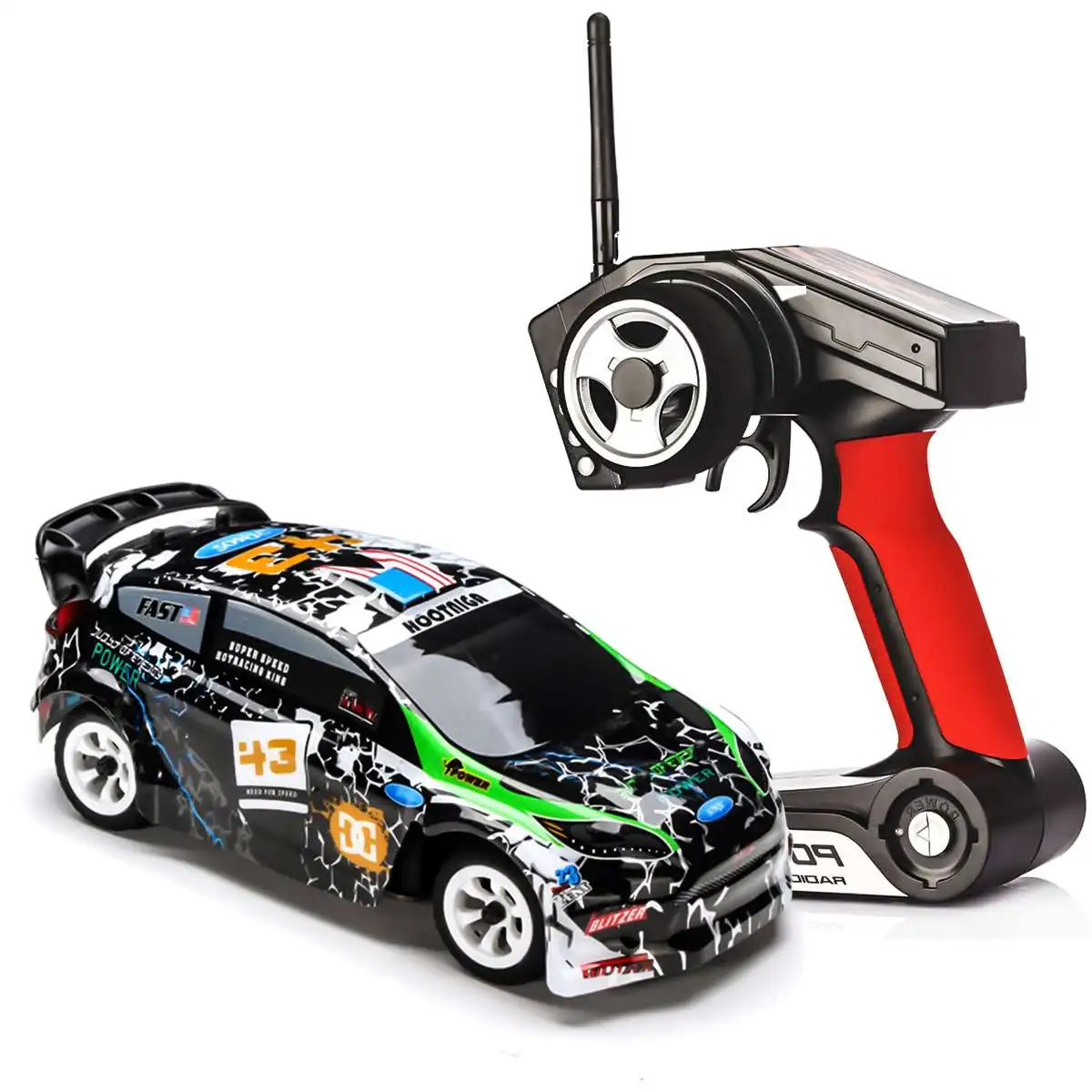 Wltoys K989 Радиоуправляемый автомобиль 1:28 2 4G 4WD матовый Дрифтинг RTR Дрифт сплав