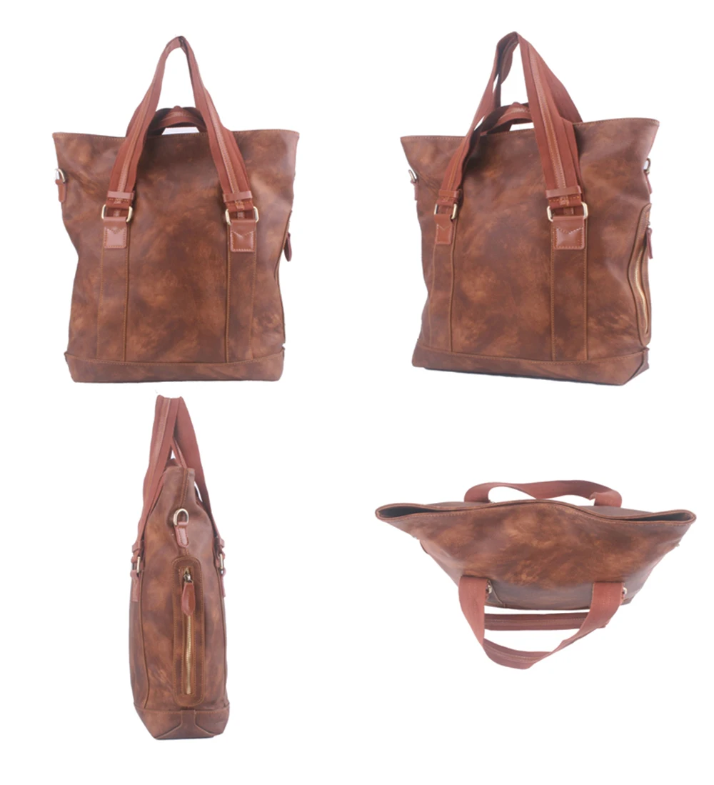 Женская сумка через плечо большая коричневая Повседневная | Багаж и сумки