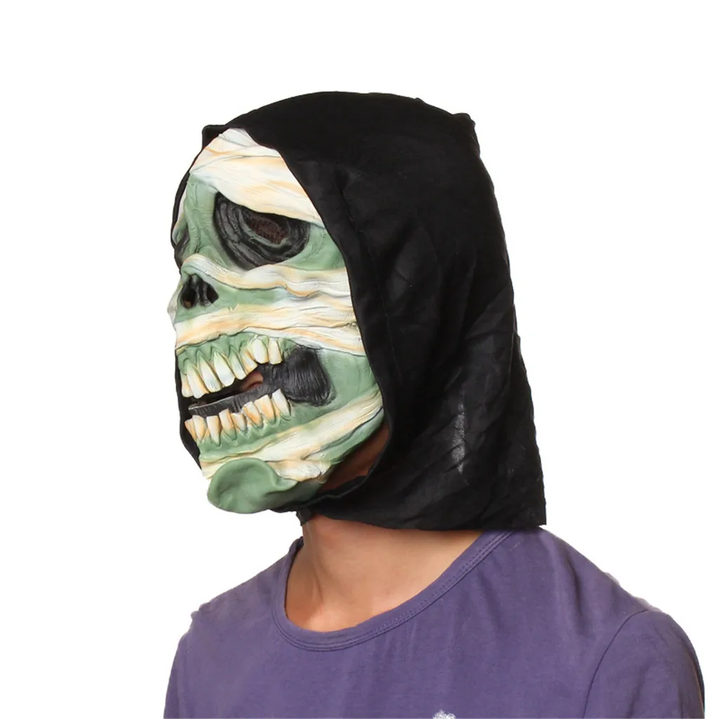 Маска для Хэллоуина 2019 латексная Реалистичная страшная ужасная маска на голову