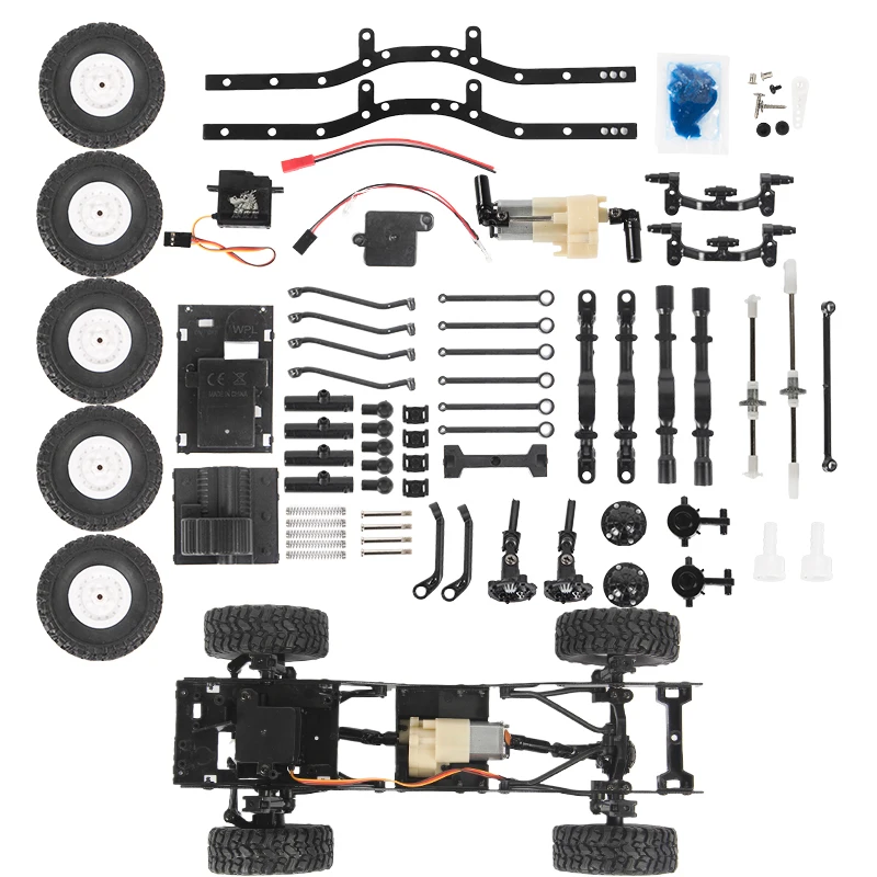 RC Body Chassis Frame Kit Accessories CB05CJ1 Fits for WPL C54 LC80 C24 C14 1/16 Car DIY Upgrade Parts | Игрушки и хобби