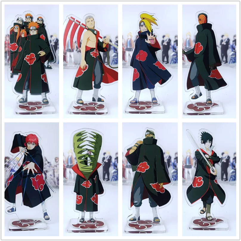 Наруто Акацуки фигурка аниме Pain Konan Zetsu Itachi Kisame Sasori Deidara акриловая кукла 15 см в подарок 3 шт. скидка 25