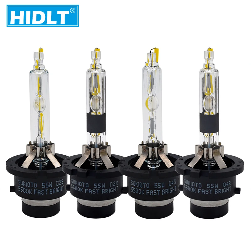 HIDLT 2 шт. оригинальная ксеноновая лампа 55 Вт D2S D2R 5500K белые D4S D4R HID фары лампы для D2 D4