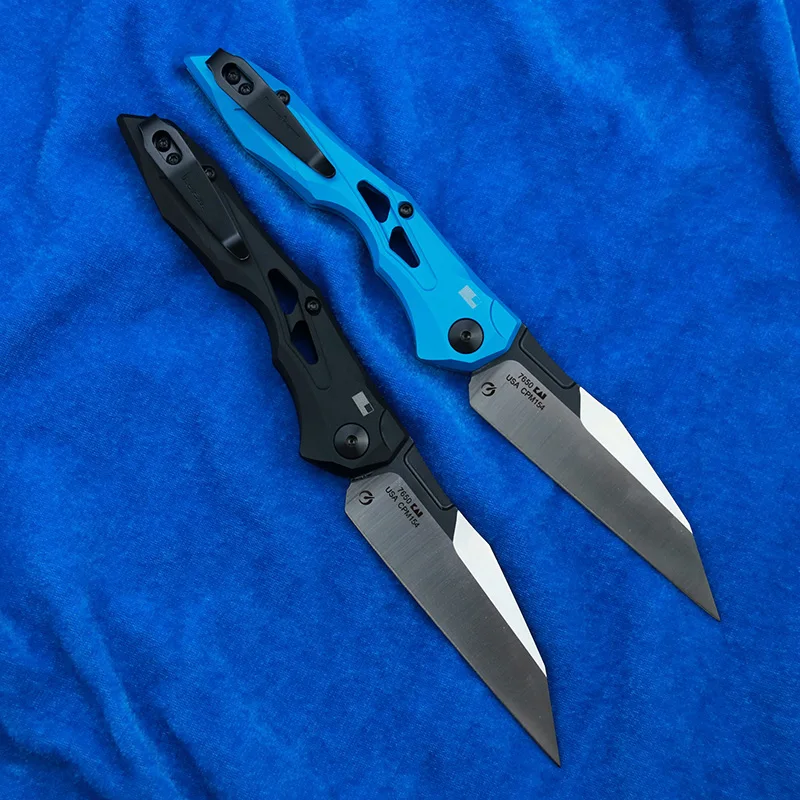 new 7650 Launch 13 folding knife CPM-154 blade clip aluminum handle fruit outdoor hunting EDC camping tool | Инструменты