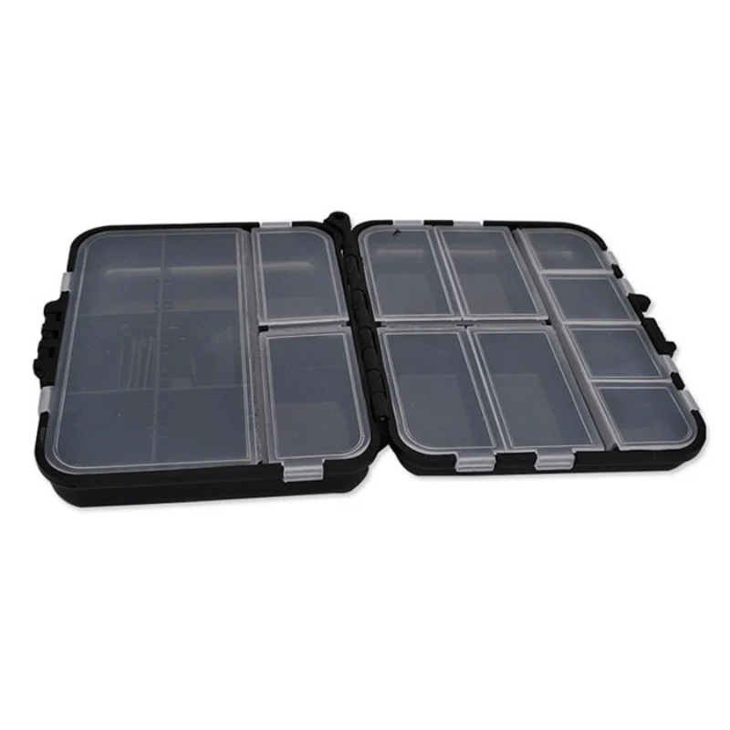 2019 Рыболовные Снасти Коробка двухсторонняя много отсеков водонепроницаемые