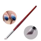 1 шт. профессиональная кисть для дизайна ногтей кисть для маникюра Гель-лак кисть постепенный цвет Цветущая деревянная ручка для рисования ногтей инструмент для маникюра