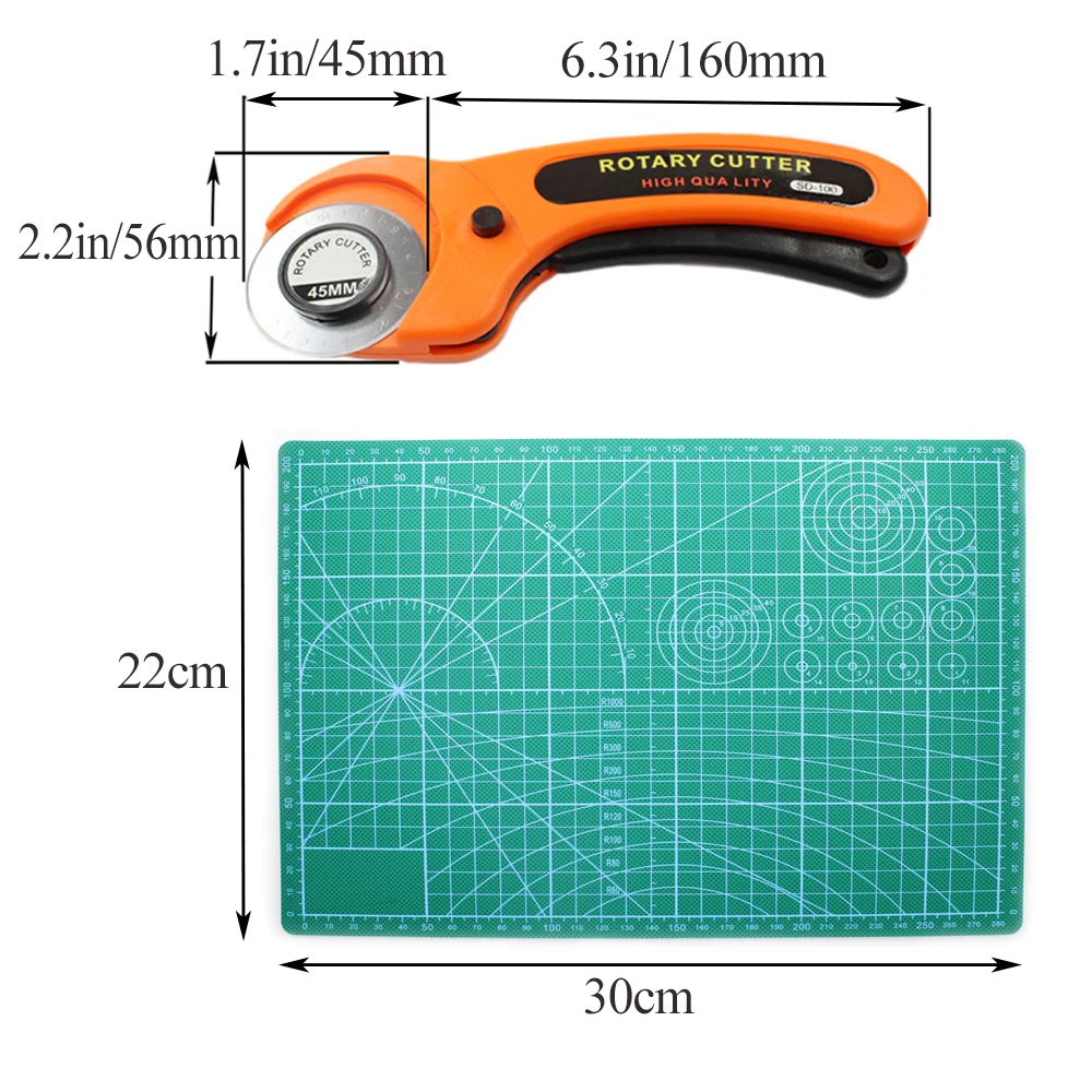 Набор ножей для резки кожи 45 мм | Дом и сад