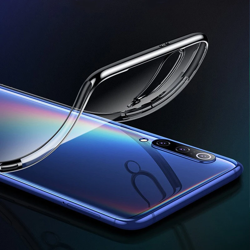 Оригинальный Мягкий ТПУ чехол для Xiaomi Mi 9 SE Pro Lite Прозрачный задней панели