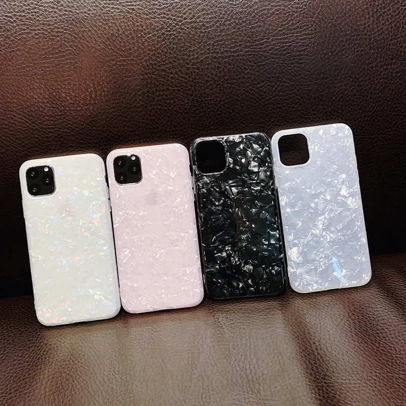 Глянцевый чехол для телефона iphone 6 7 8 Plus X XS Max XR Bling ракушка силиконовый Блестящий Мягкий чехол из ТПУ для iphone 11 11Pro Max