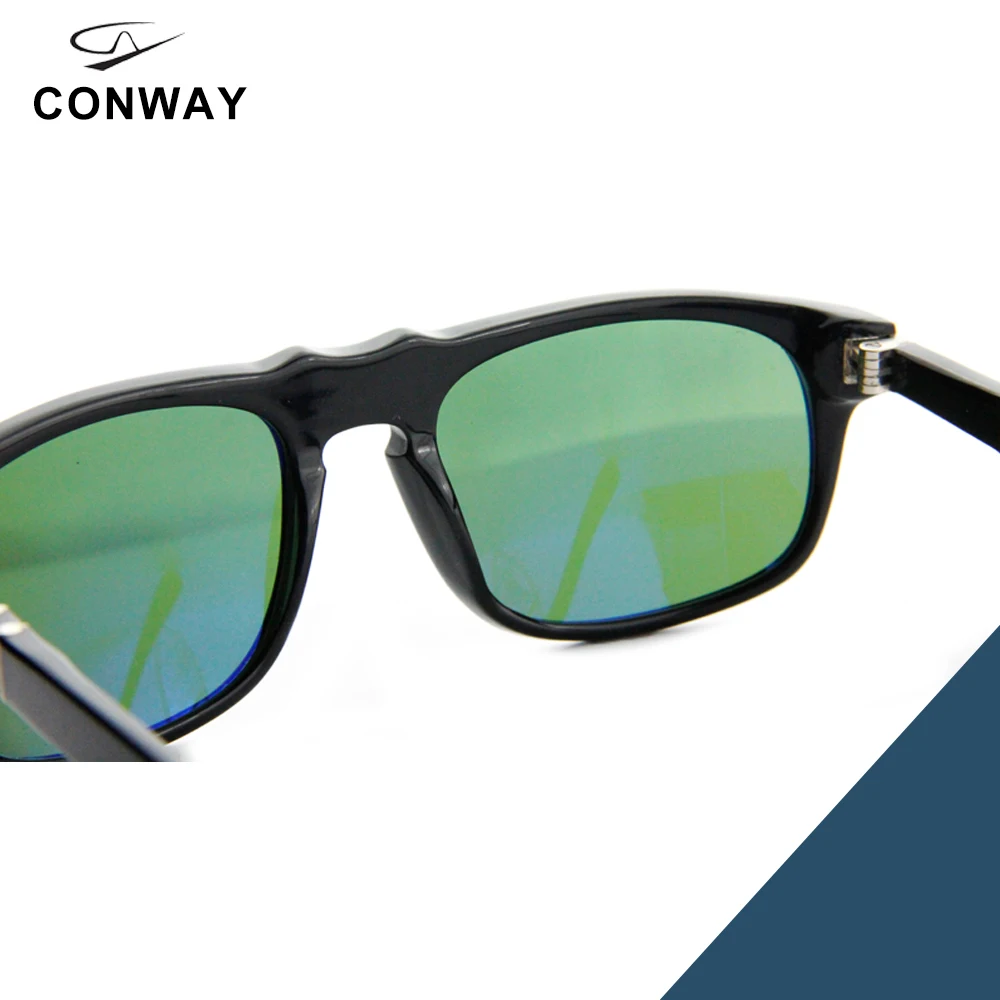 Conway, Винтажные Солнцезащитные очки для мужчин и женщин, итальянский стиль, фирменный дизайн, солнцезащитные очки Steve, очки для вождения, Антибликовая ацетатная оправа