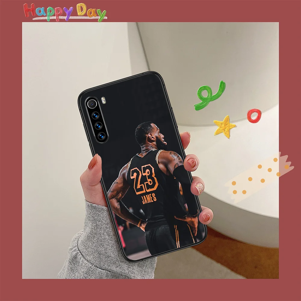 

LeBron James Basketball Phone Case For XIAOMI Redmi Note 5 7 8 T 9 6A 7A 8A 9S K 20 30 Pro black Bumper Trend Prime Painting