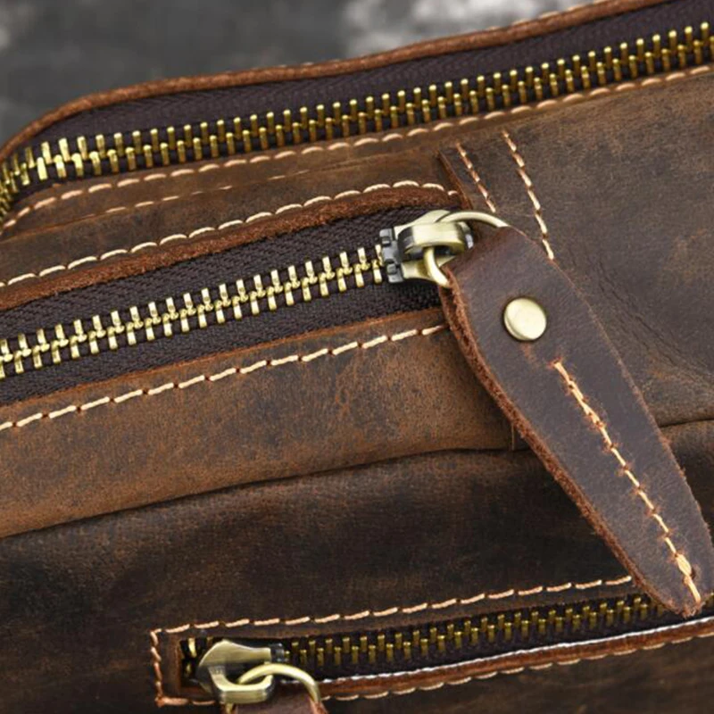 Сумка Кроссбоди Luufan мужская из натуральной кожи однолямочная слинг сумка