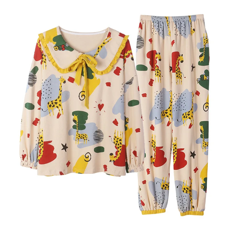 

SLPBELY Women 2 Piece Lovely Pajamas Princess Women Pajamas Pyjamas Sleepwear Night suit Home Cotton Nightwear